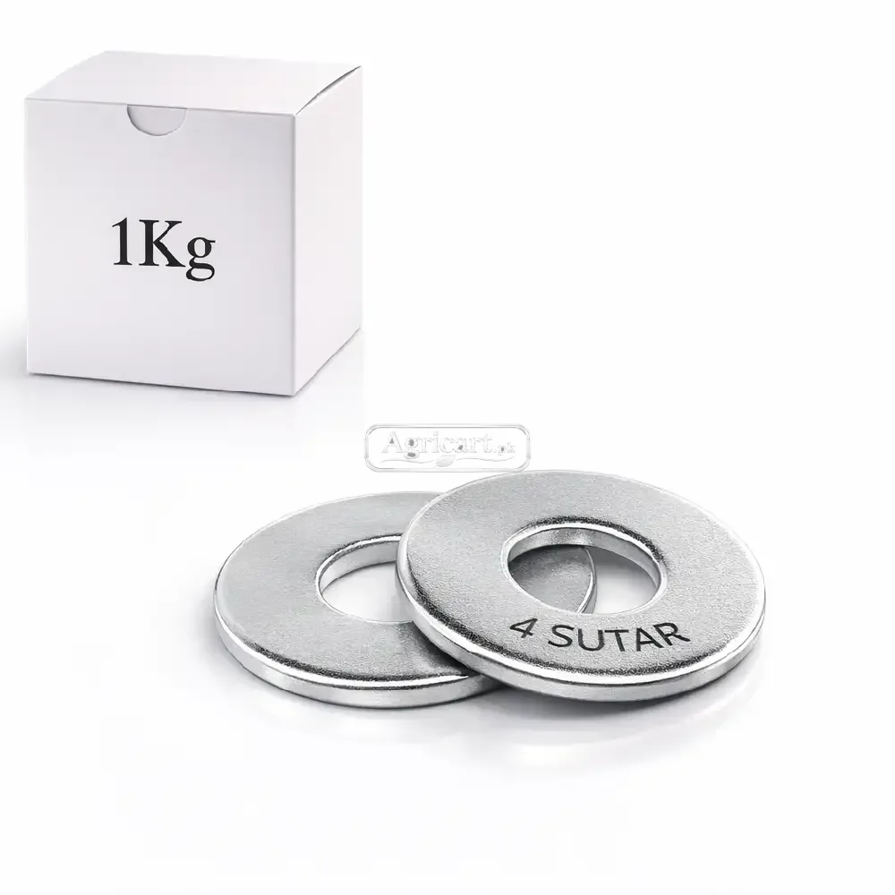 4 Sutar Galvanized Flat Washers
