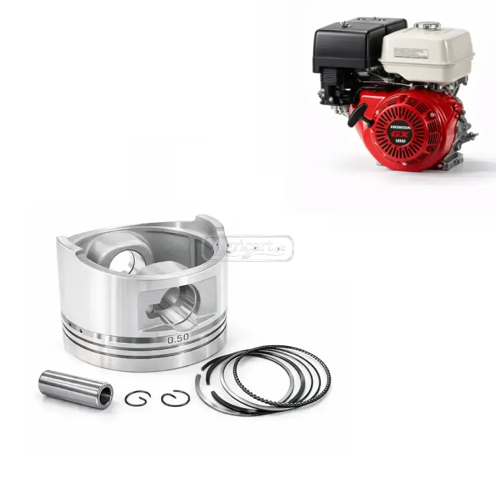 Gx 188 Petrol Engine Piston Ring Set 0.50 Size.