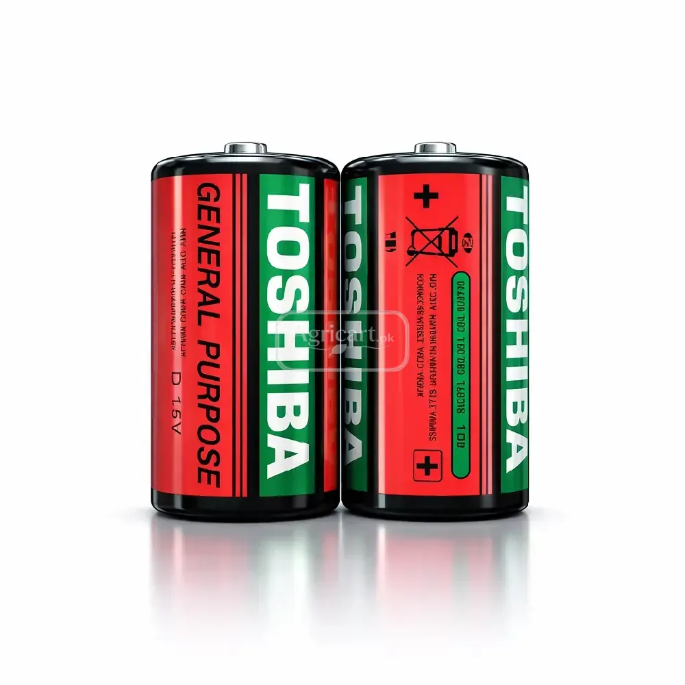 Toshiba Carbon Zinc Battery 1.5 Volt D Size