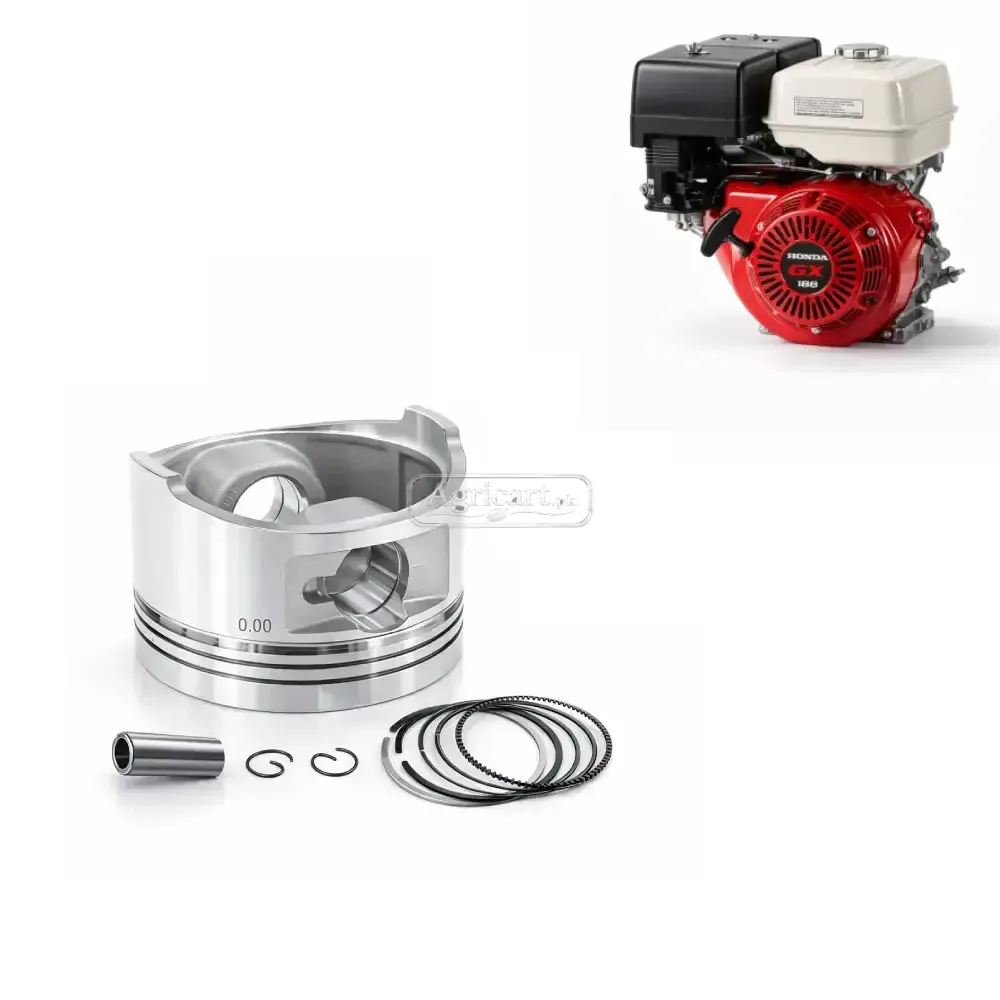 Gx 188 Petrol Engine Piston Ring Set 0.00 Size.