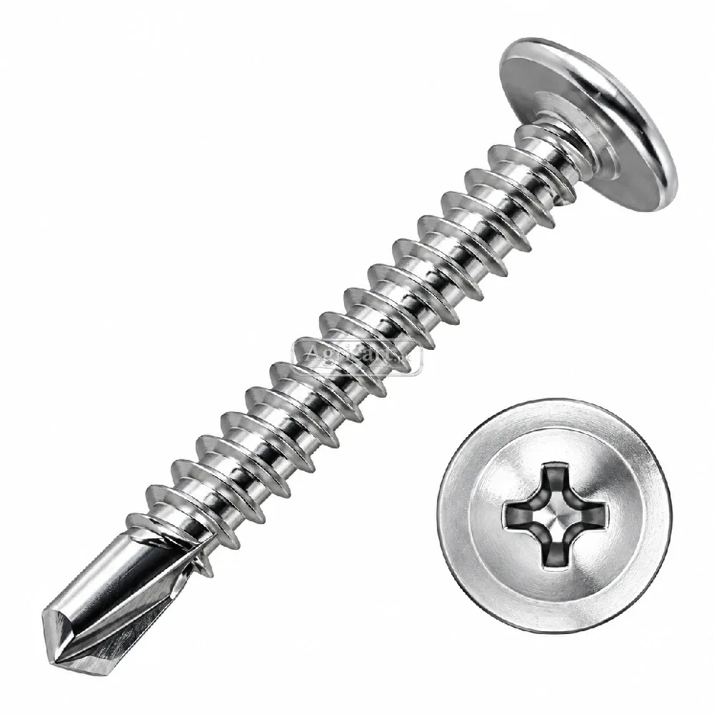 Truss Head Phillips Drive Self Screw 12 No 4 Inch