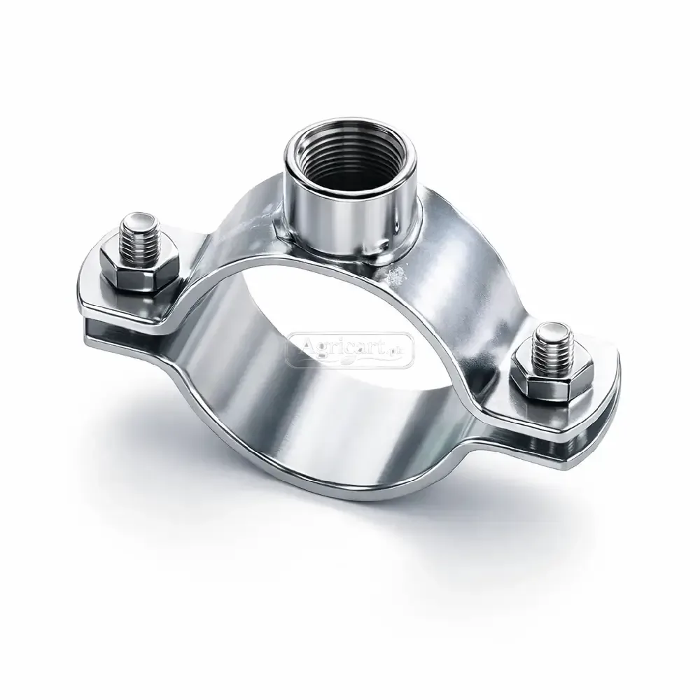 Fixed Pipe Clamp 8 Inch 0.75 Inch Point