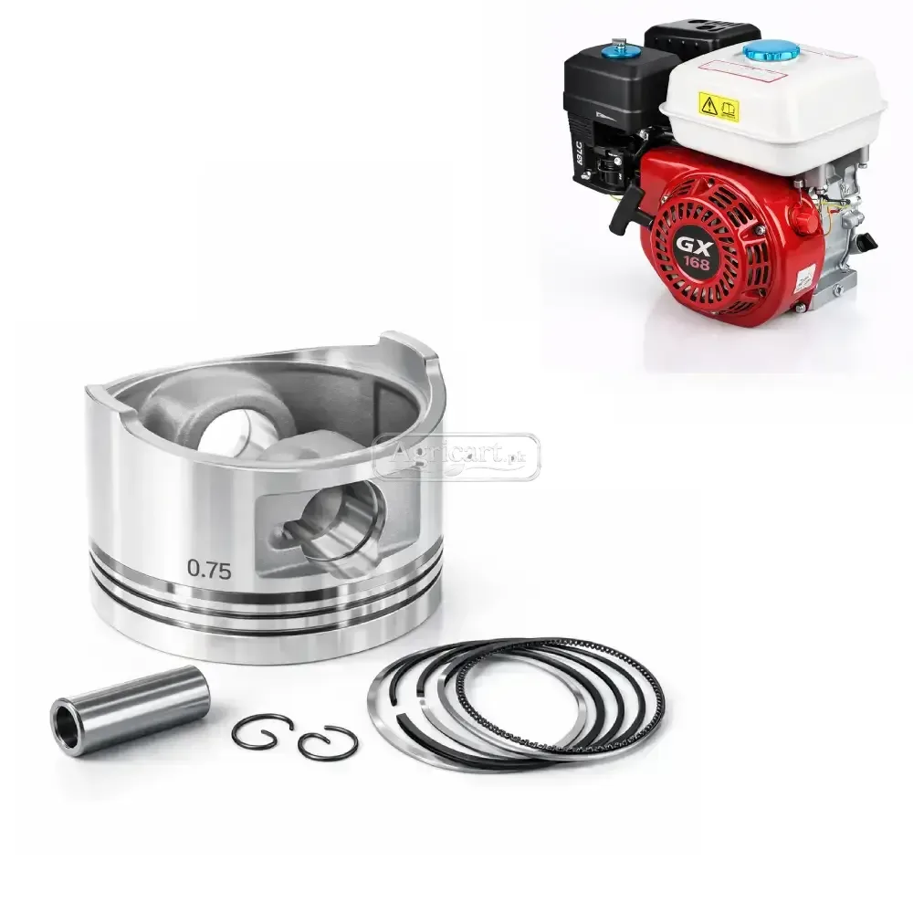 Gx 168 Petrol Engine Piston Ring Set 0.75 Size.