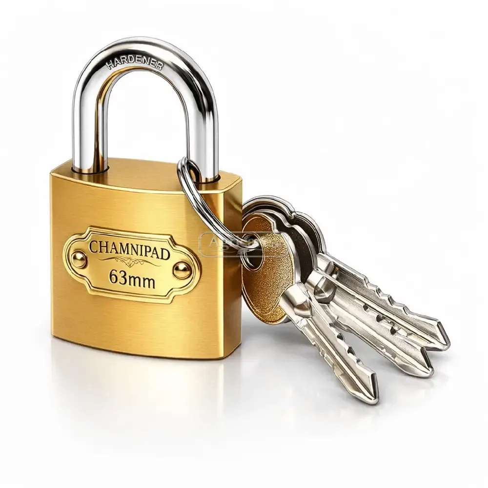 China Padlock Golden 63Mm Computer Key