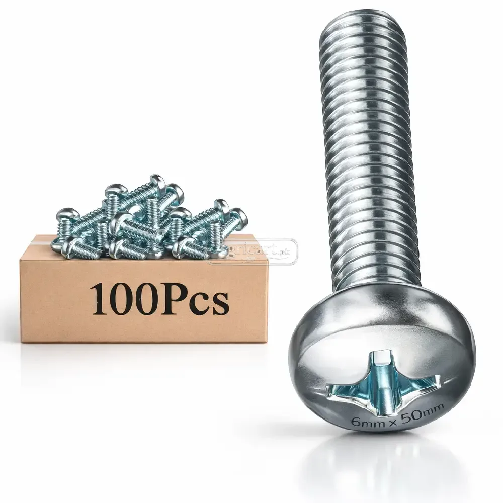 Cross Recessed Pan Head Tapping Screw 6Mm X 50Mm