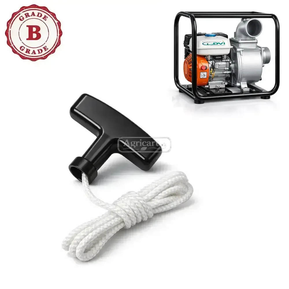 Petrol Engine Water Pump 4 Inch Starter Rope B Grade