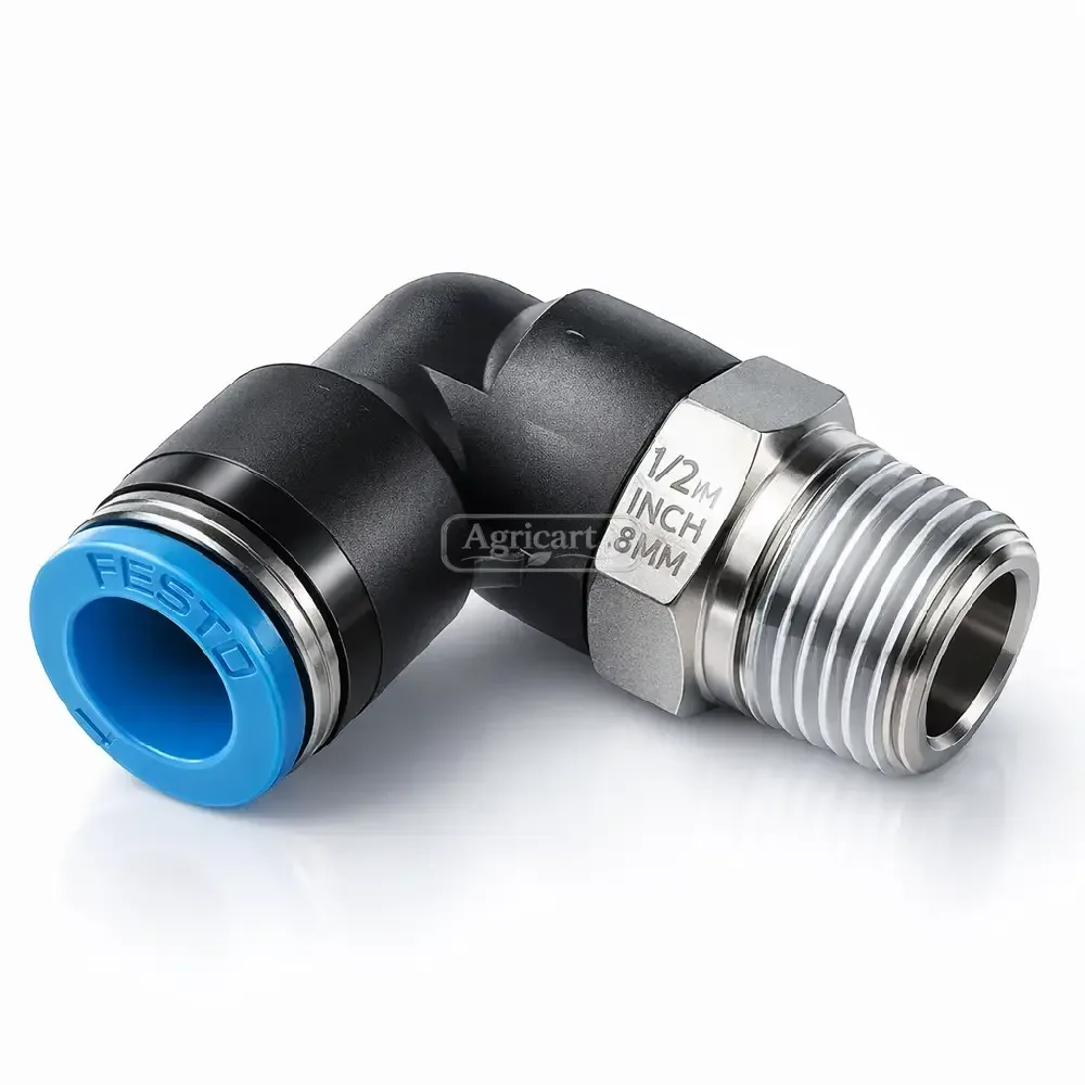Pneumatic Pipe Elbow Wide 1/2 Pipe Size 8Mm