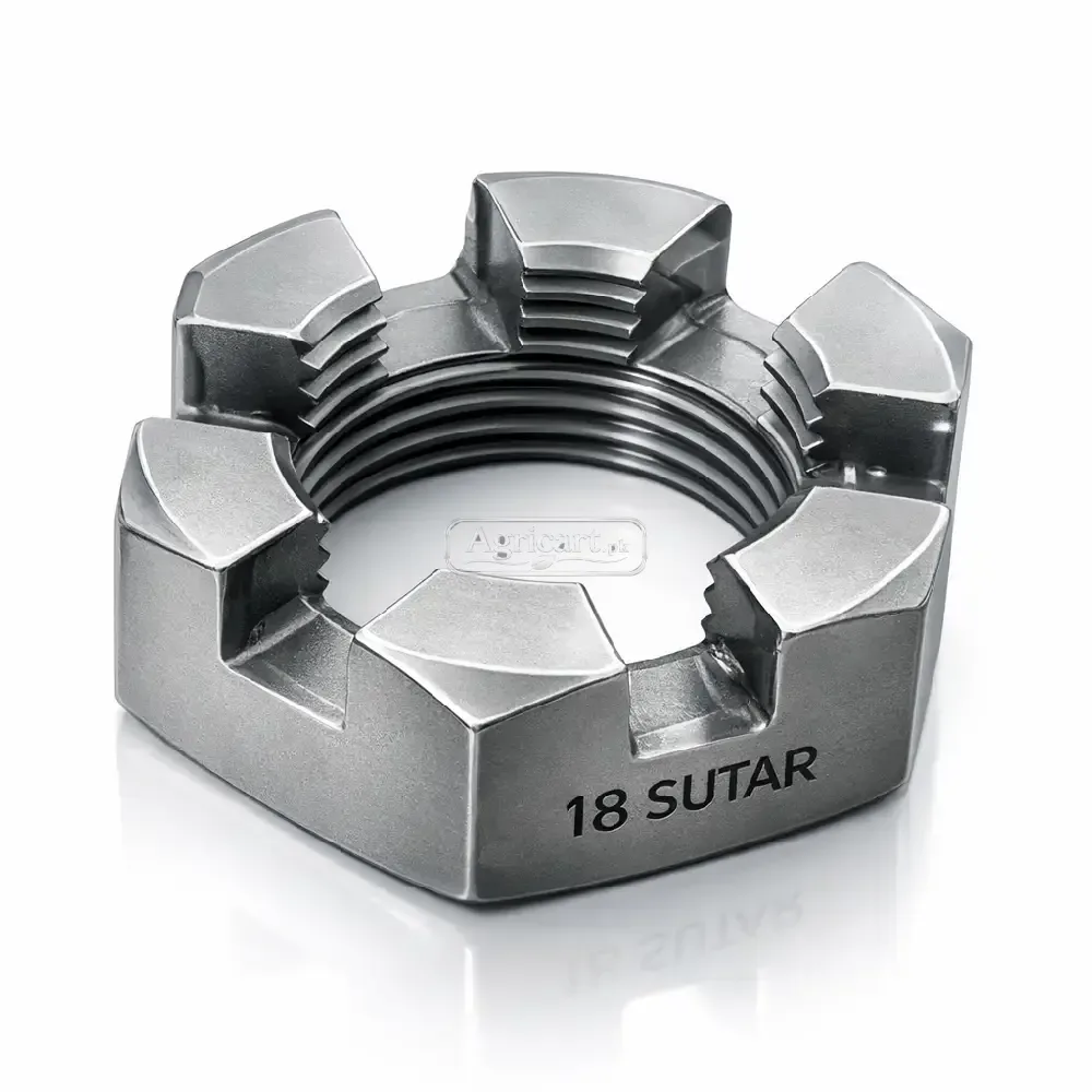 Hexagonal Castle Nut Thin Thread 18 Sutar
