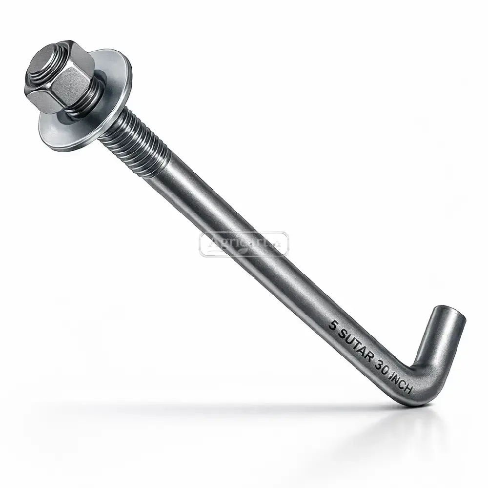 5 Sutar L Shaped Foundation Bolts 30 Inch