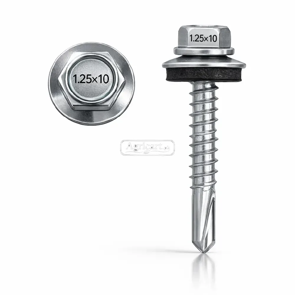 Hex Head Self Drilling Screw 1.25 Inch 10 No