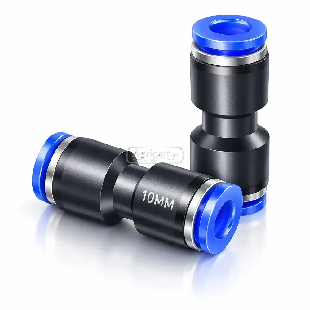 Pneumatic Pipe Coupler Connector 10Mm