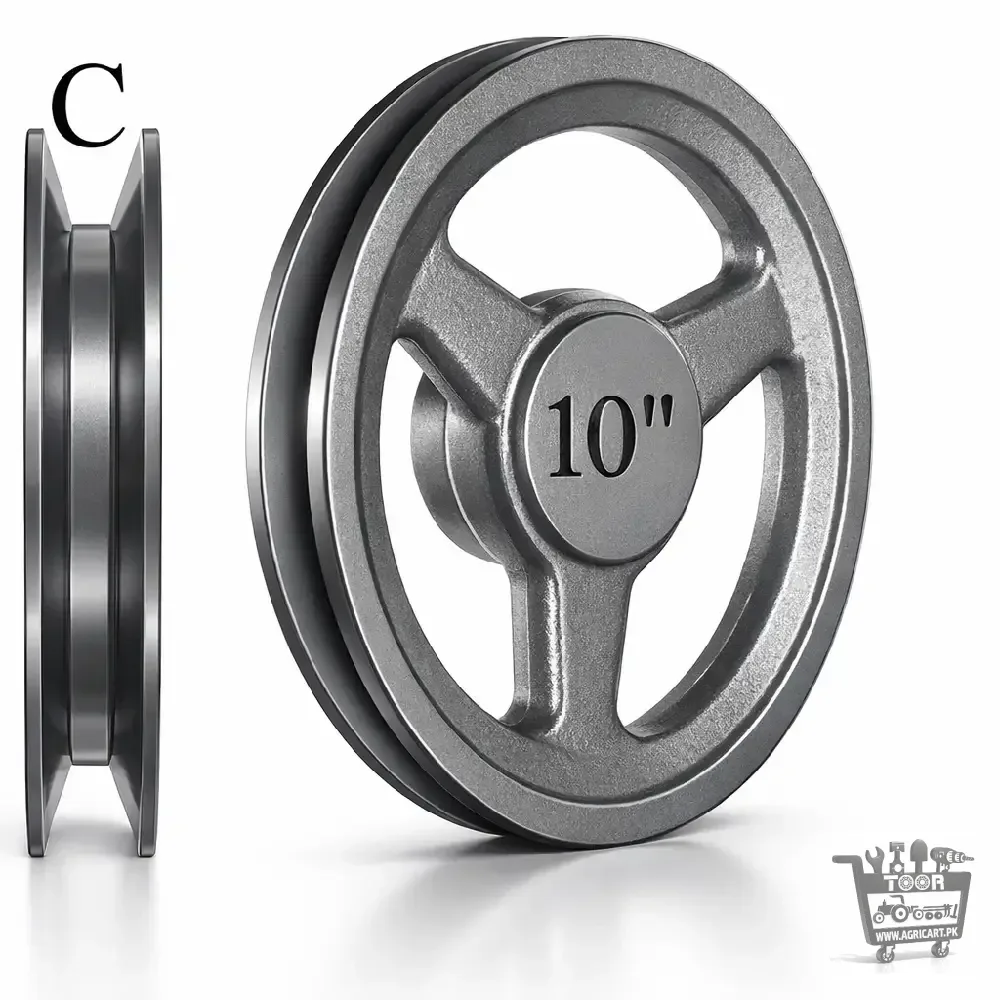 10 Inch C Belt 1B Pulley