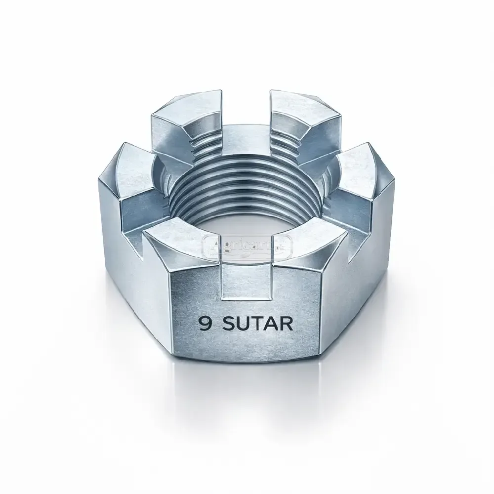 Hexagonal Castle Nut Unf Thread 9 Sutar