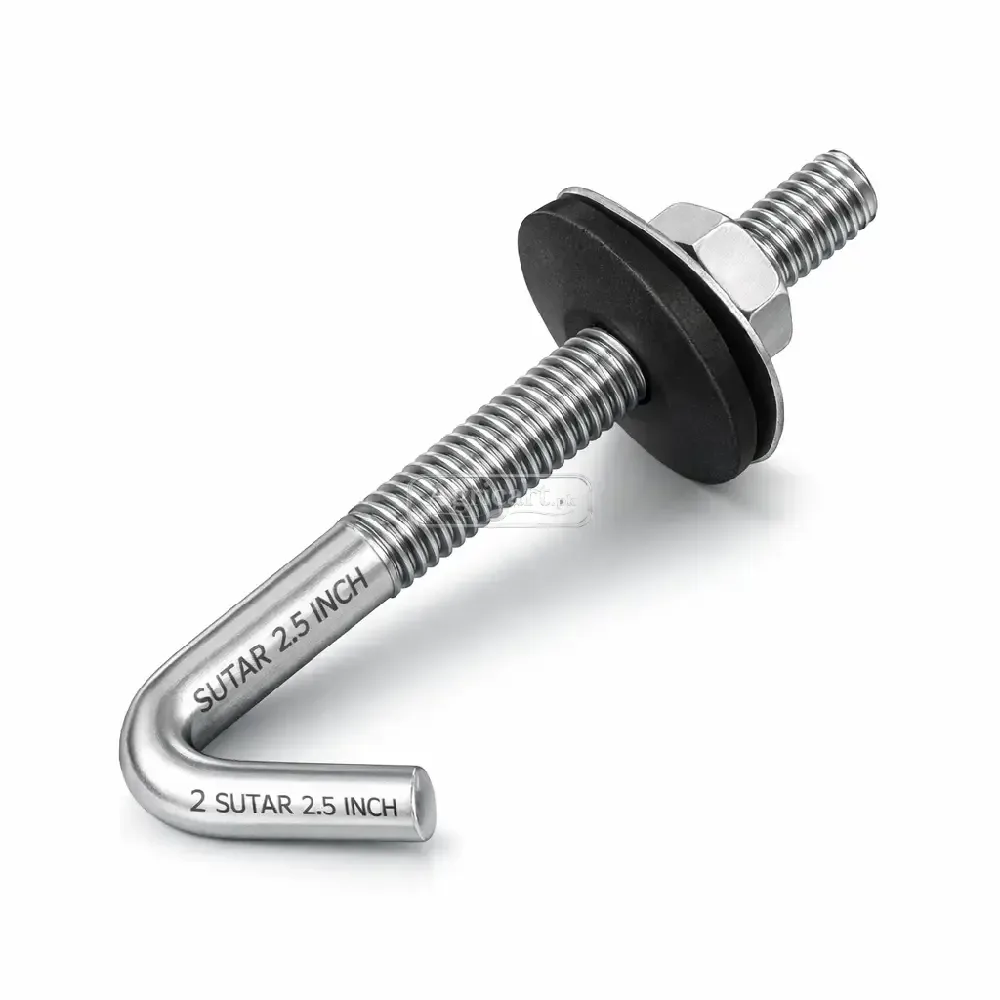 2 Sutar J Hook Bolts 2.5 Inch