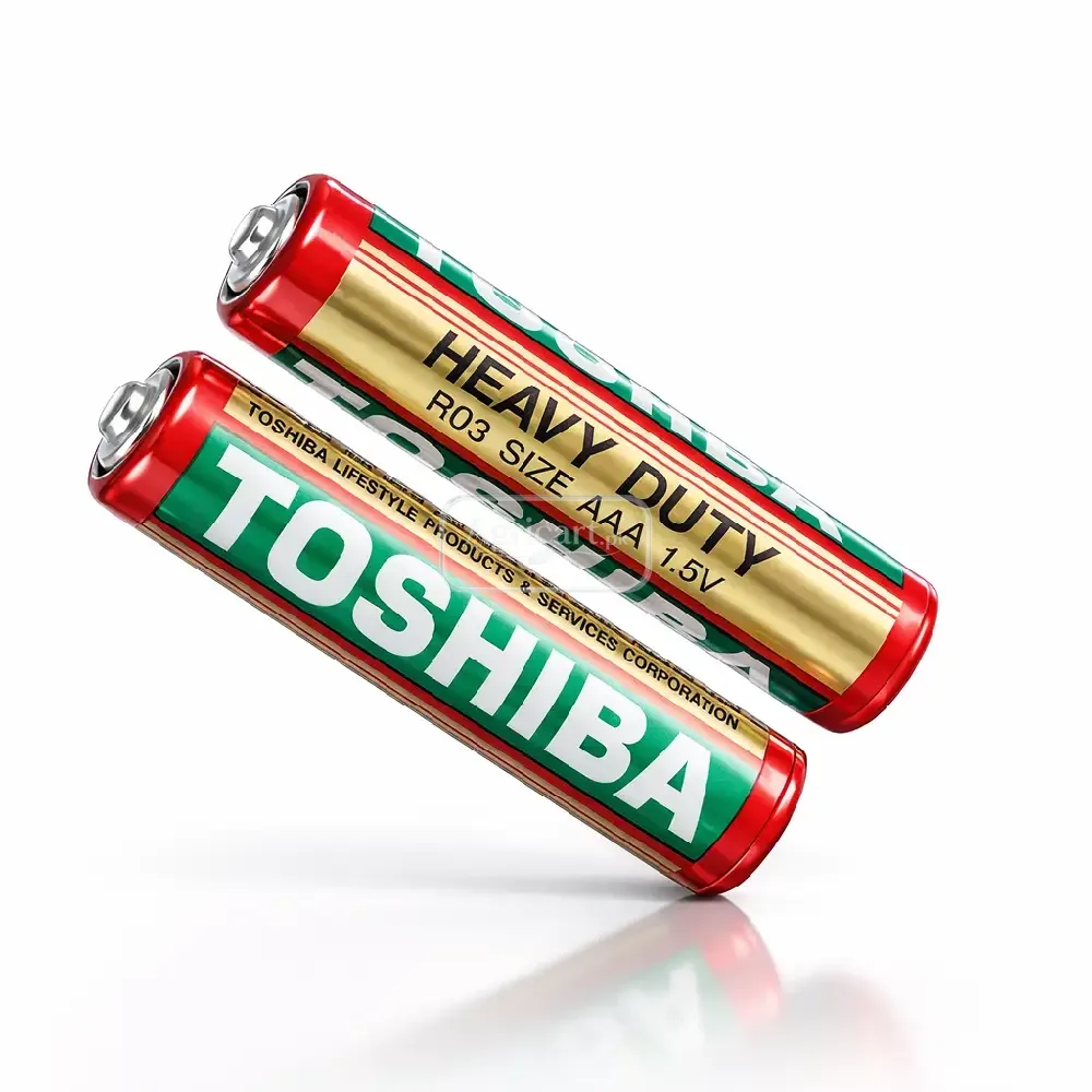 Toshiba Carbon Zinc Battery 1.5 Volt Triple A Size