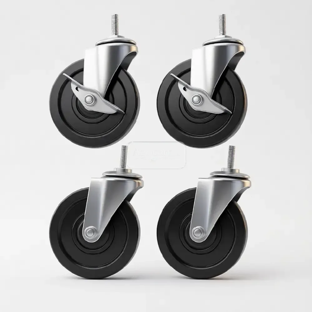 Threaded Caster Wheel Set 4 Inch