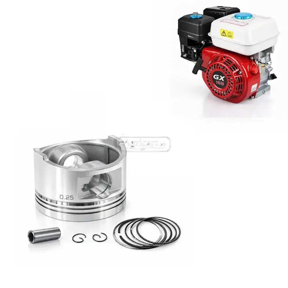 Gx 168 Petrol Engine Piston Ring Set 0.25 Size.