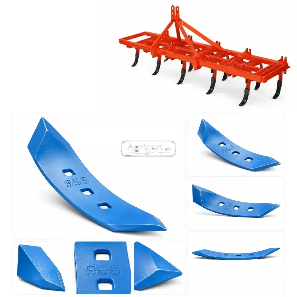 Cultivator Tine Shovel 2.5 Inch 17 Inch Lancet Nose Three Holes