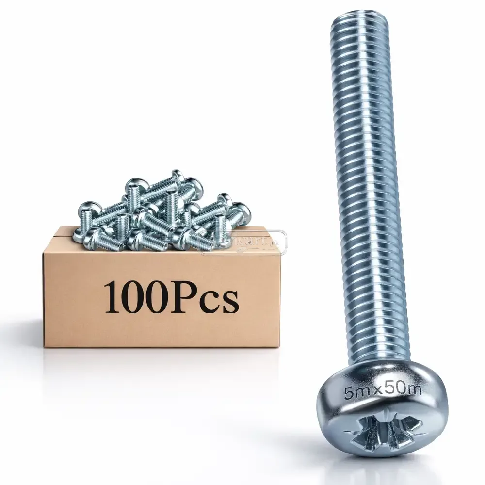 Cross Recessed Pan Head Tapping Screw 5Mm X 50Mm
