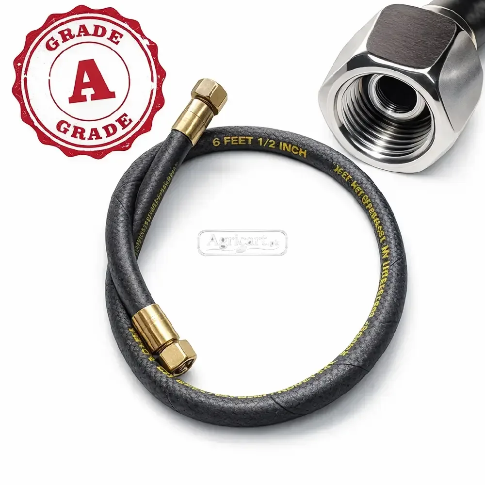 Hydraulic Hose Pipe 6 Feet 1/2 Inch A Grade