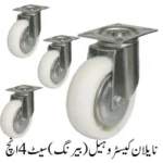 Nylon Castor Wheel (bearing) set 4 inch