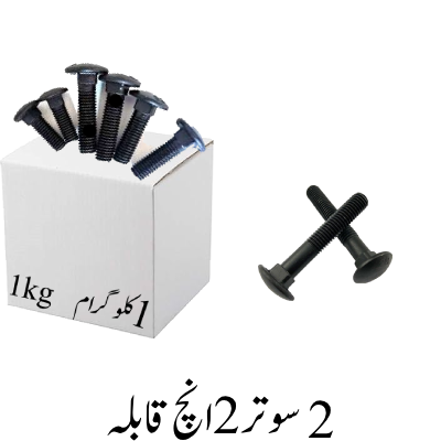 2 Sooter 2 inch Carriage Bolt