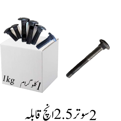 2 Sooter 2.5 inch Carriage Bolt