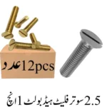 2.5 sutar Flat Head bolt 1inch