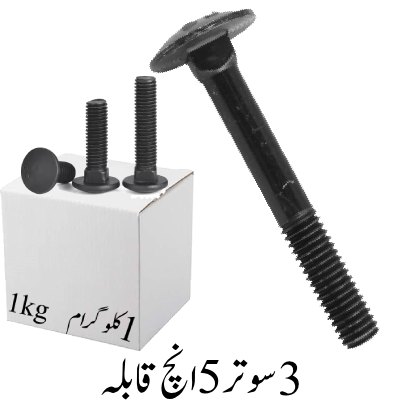 3 Sooter 5 inch Carriage Bolt