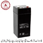 4 Volt 4.5 Ah Sealed Lead Acid Rechargeable Battery A grade