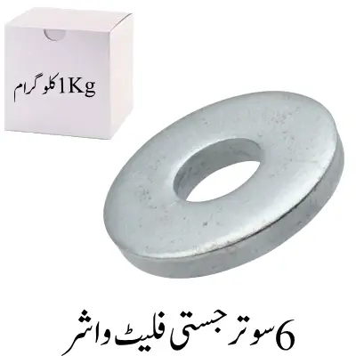 6 Sutar Galvanized Flat Washers