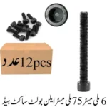 6mmx75mm Allen Bolt Socket Head