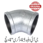 G I Elbow 45 D 4'' Inch