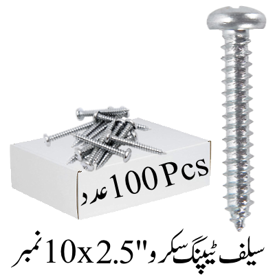 Self Tapping Screw's 2.5''x10 No.