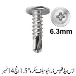 Truss Head Phillips Drive Self screw 1.5'', 14 No.
