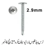 Truss Head Phillips Drive Self screw 2'', 4 No.