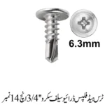 Truss Head Phillips Drive Self screw 3/4'', 14 No.