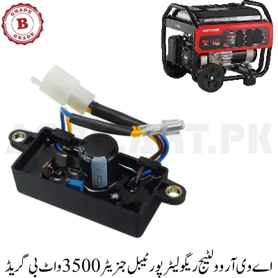 AVR Voltage Regulator Portable Generator 3500 Watt B Grade