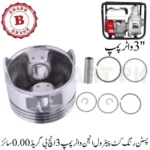 Piston Ring Kit Petrol Engine Water Pump 3 Inch B Grade 0.00 Size