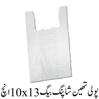 Polythene Shopping Bag 10x13 inch